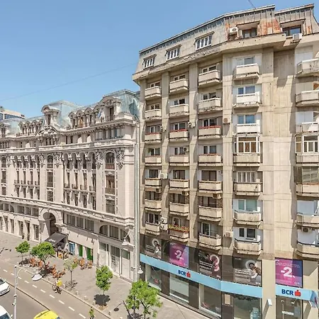 Oasis On Calea Victoriei Daire Bükreş