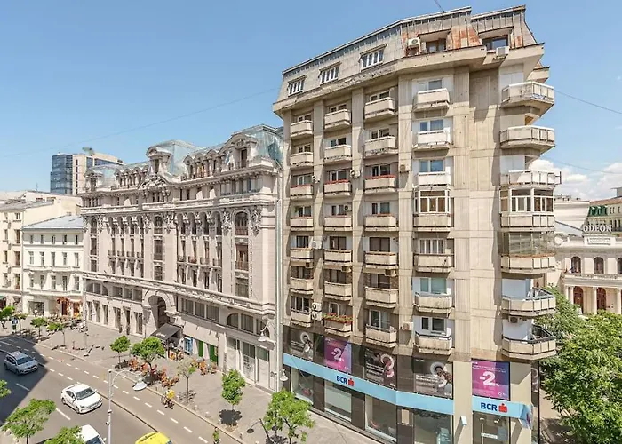 Oasis On Calea Victoriei Daire Bükreş